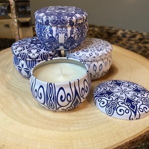 Set of scented candles.